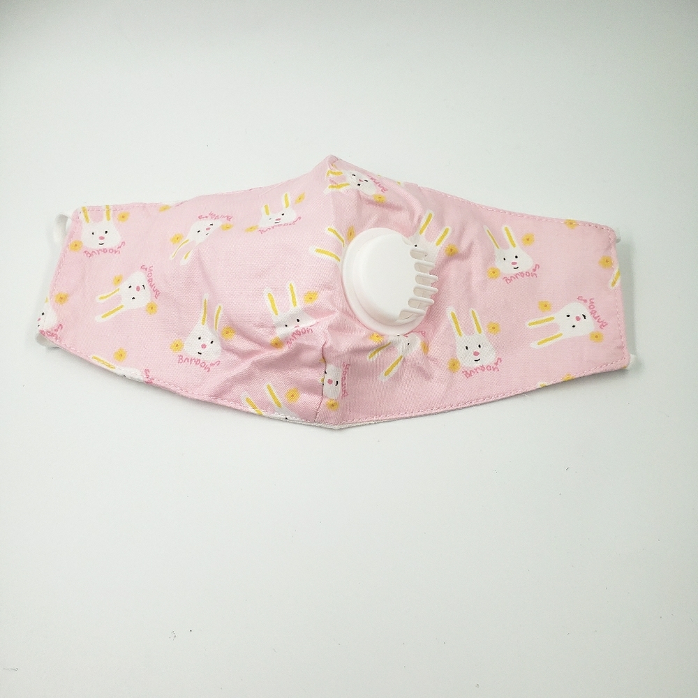 Girl's bunny face mask.